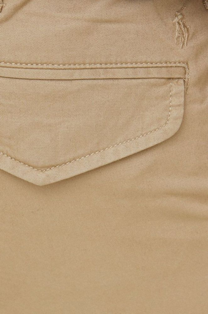 Штани Polo Ralph Lauren чоловічі колір бежевий облягаюче (2896870) фото 4