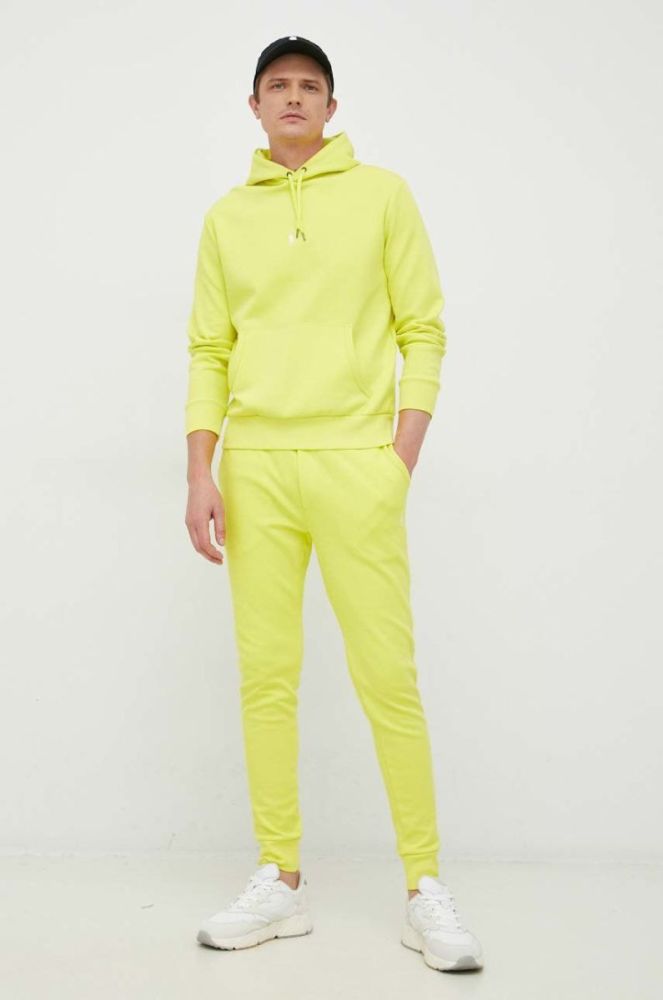 Спортивні штани Polo Ralph Lauren чоловічі колір жовтий однотонні фото 2