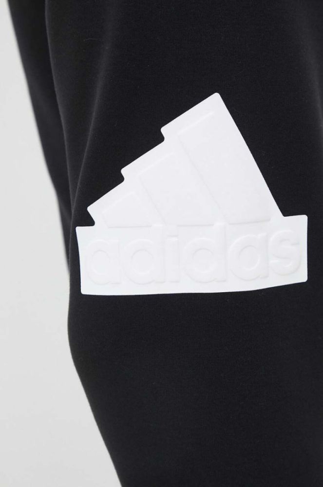 Спортивні штани adidas колір чорний з аплікацією (3028705) фото 4