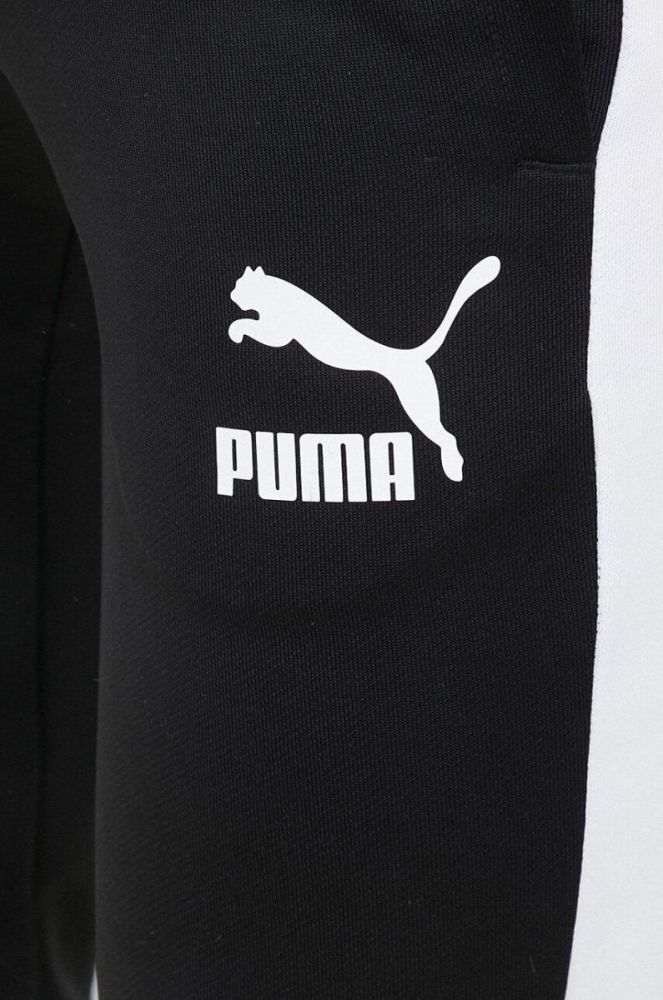 Спортивні штани Puma колір чорний візерунок 530098-01 фото 3