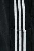 Бавовняні спортивні штани adidas Чоловічі колір чорний з аплікацією