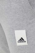 Спортивні штани adidas колір сірий меланж (3031556)
