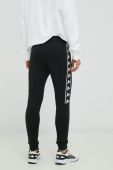 Бавовняні спортивні штани adidas чоловічі колір чорний з принтом (2933817)