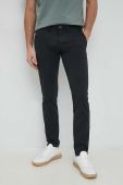 Штани Pepe Jeans Charly чоловічі колір чорний облягаюче