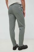 Штани Pepe Jeans Harrow Poplin чоловічі колір зелений фасон chinos Штани Pepe Jeans Harrow Poplin чоловічі колір зелений фасон chinos