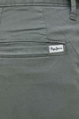 Штани Pepe Jeans Harrow Poplin чоловічі колір зелений фасон chinos Штани Pepe Jeans Harrow Poplin чоловічі колір зелений фасон chinos