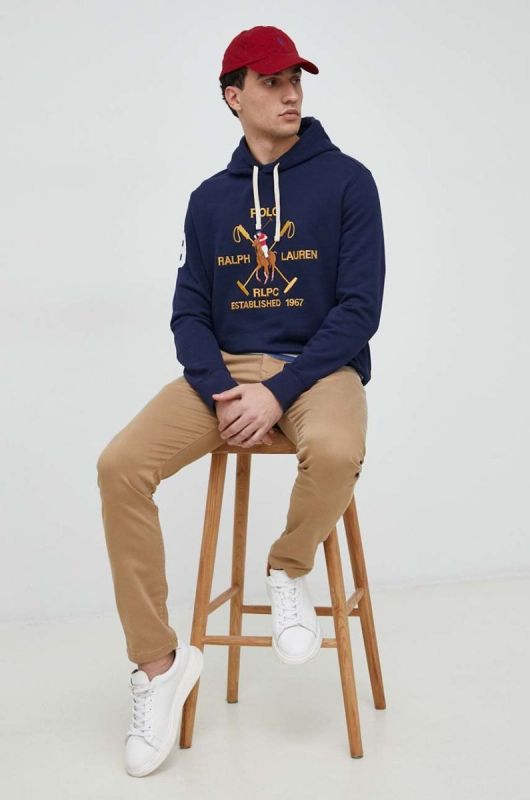 Штани Pepe Jeans James чоловічі колір коричневий облягаюче фото 2