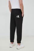 Спортивні штани Armani Exchange чоловічі колір чорний з принтом
