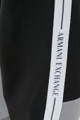 Спортивні штани Armani Exchange колір чорний з аплікацією (3074726)