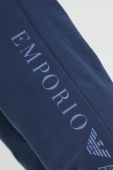 Бавовняні штани лаунж Emporio Armani Underwear колір синій з принтом
