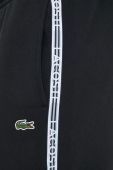 Спортивні штани Lacoste колір чорний з аплікацією