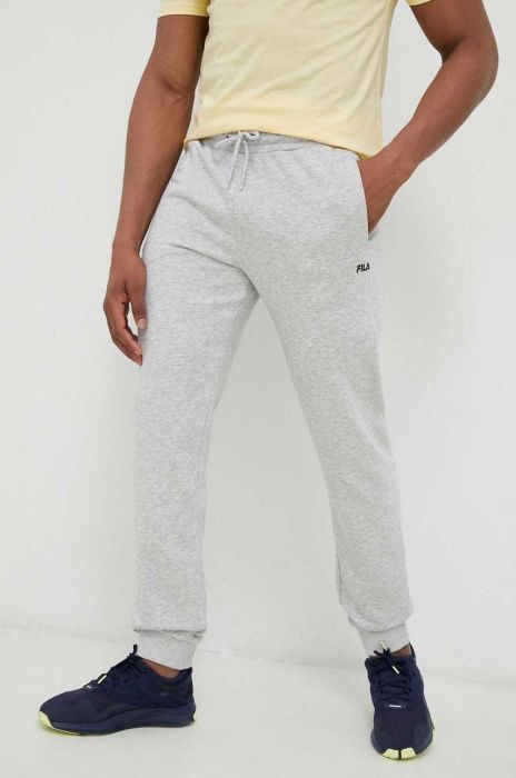Спортивні штани Fila колір сірий однотонні (3028722)