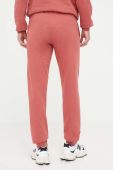 Спортивні штани Fila колір рожевий однотонні (3471740)