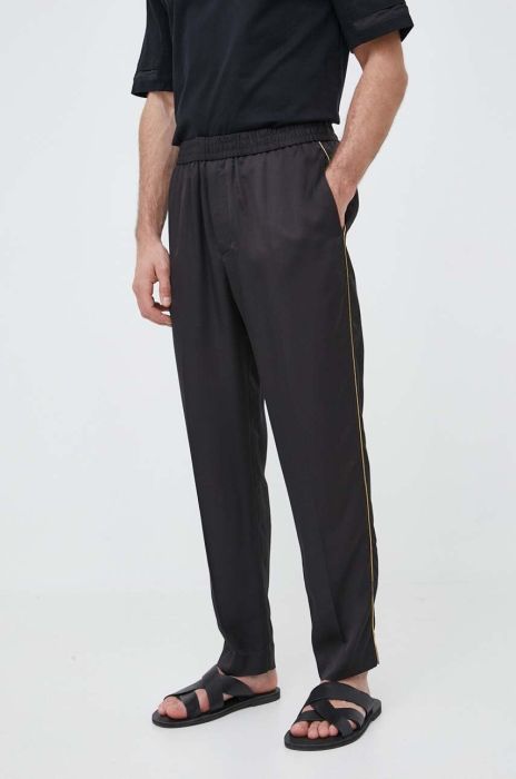 Штани Emporio Armani чоловічі колір чорний пряме (3151319)