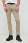 Штани Tommy Hilfiger чоловічі колір бежевий пряме (3062335)