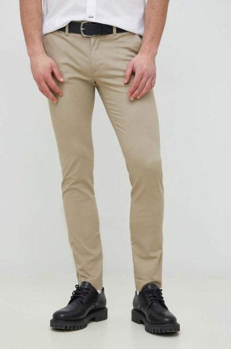 Штани Tommy Hilfiger чоловічі колір бежевий пряме (3062335) Штани Tommy Hilfiger чоловічі колір бежевий пряме (3062335)
