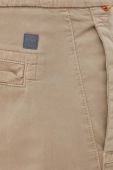Штани BOSS BOSS ORANGE чоловічі колір бежевий фасон cargo