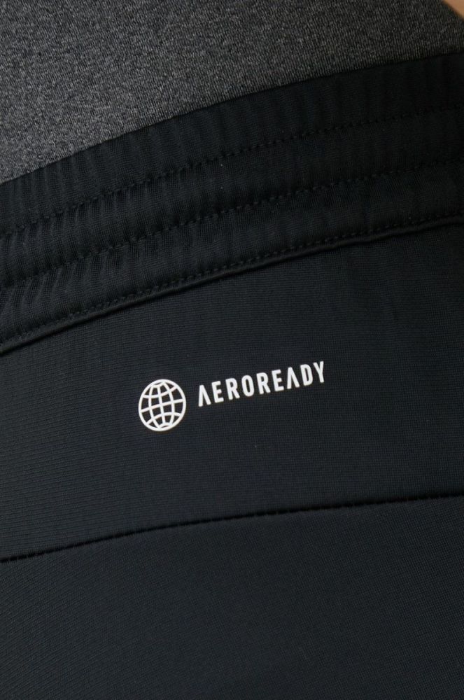Штани для тренувань adidas Performance чоловічі колір чорний з принтом фото 4