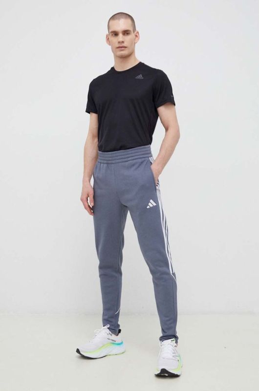 Спортивні штани adidas Performance Tiro 23 колір сірий з аплікацією фото 2