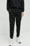 Бавовняні спортивні штани HUGO колір чорний візерунок (3039889)