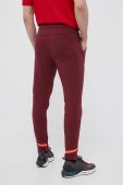 Спортивні штани adidas колір бордовий з аплікацією (3151336)