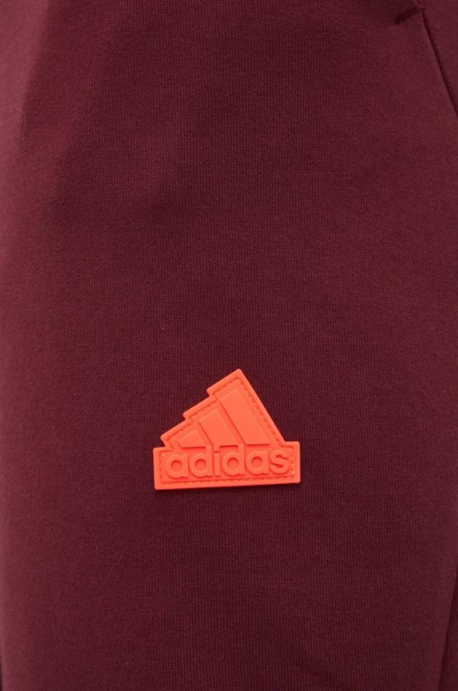 Спортивні штани adidas колір бордовий з аплікацією (3151336) фото 4