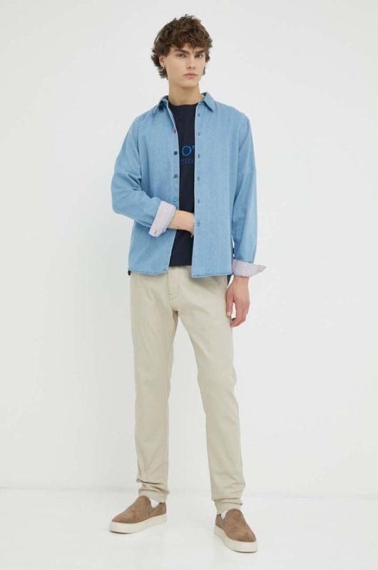 Штани G-Star Raw чоловічі колір бежевий фасон chinos (3004292) фото 2
