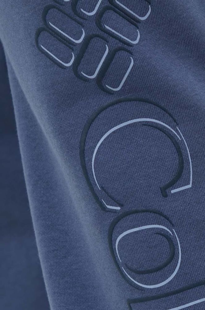Спортивні штани Columbia чоловічі з принтом колір блакитний фото 4