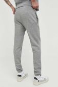Спортивні штани New Era колір сірий з принтом