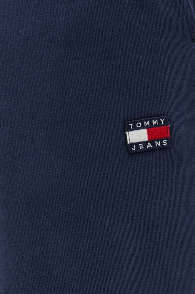 Бавовняні спортивні штани Tommy Jeans чоловічі колір синій однотонні (2975273) фото 5