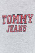 Бавовняні спортивні штани Tommy Jeans колір сірий з принтом (3015018)
