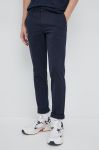 Штани BOSS чоловічі колір синій облягаюче (3106524)