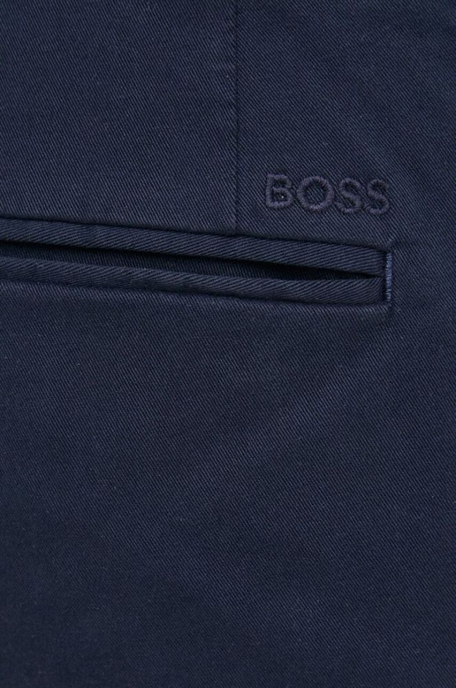 Штани BOSS чоловічі колір синій облягаюче (3106524) фото 4