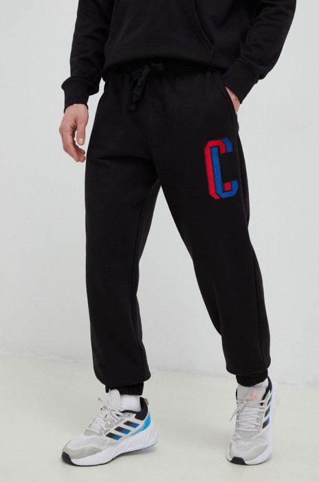 Спортивні штани Champion колір чорний з аплікацією