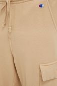 Спортивні штани Champion колір бежевий однотонні (3191565)