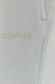 Спортивні штани Superdry колір сірий однотонні (3000946)