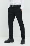 Штани Dickies чоловічі колір чорний облягаюче DK0A4XK8BLK1-BLACK