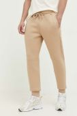 Спортивні штани Nicce колір бежевий з аплікацією