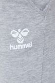 Спортивні штани Hummel колір сірий з принтом