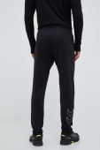 Штани для тренувань Hummel Strength колір чорний з принтом