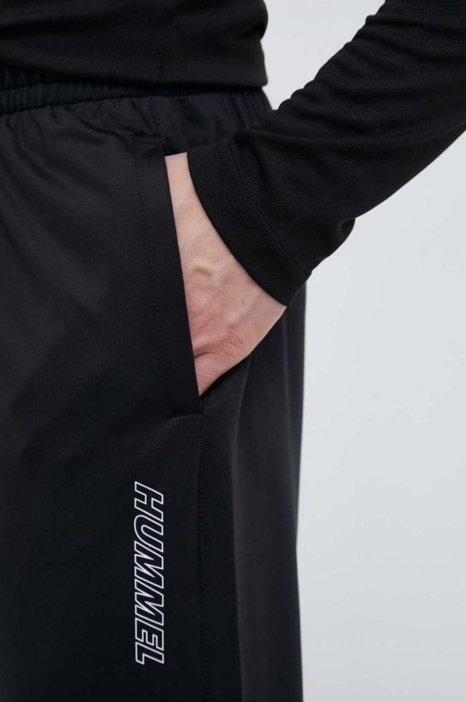 Штани для тренувань Hummel Strength колір чорний з принтом фото 4