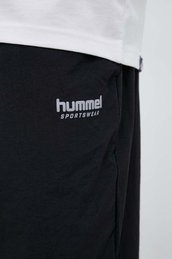 Спортивні штани Hummel колір чорний з принтом (3217057) фото 4