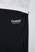 Спортивні штани Hummel колір чорний з принтом (3217057)