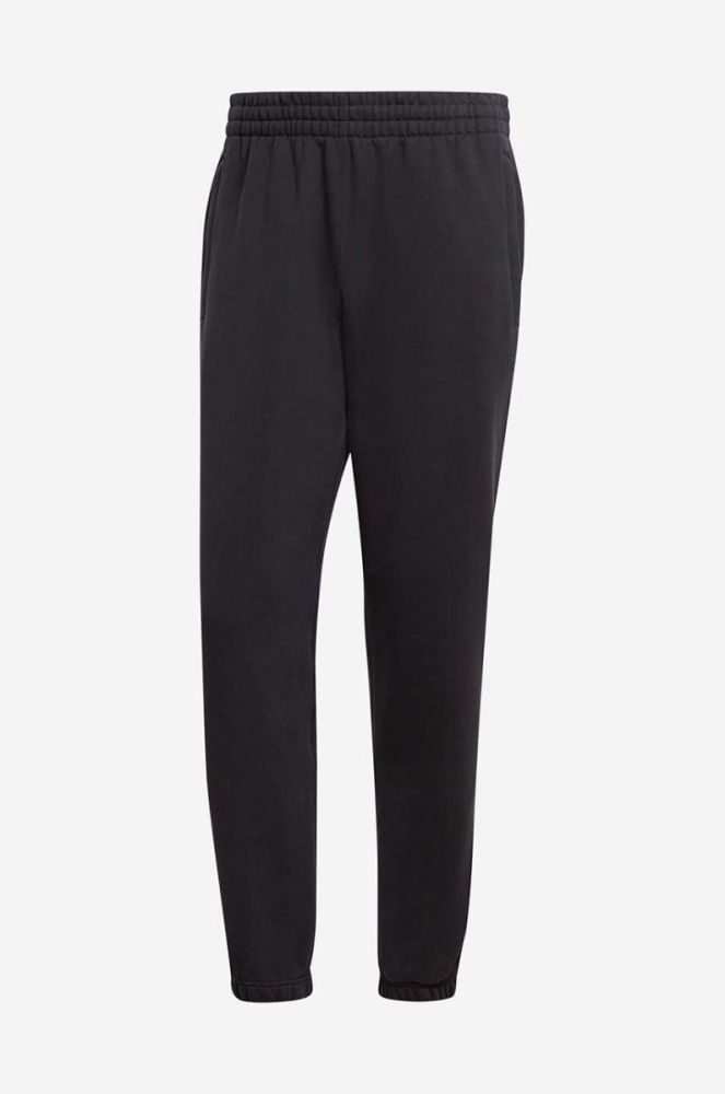 Бавовняні спортивні штани adidas Originals Premium Essentials Pants колір чорний однотонні HB7501-black фото 4