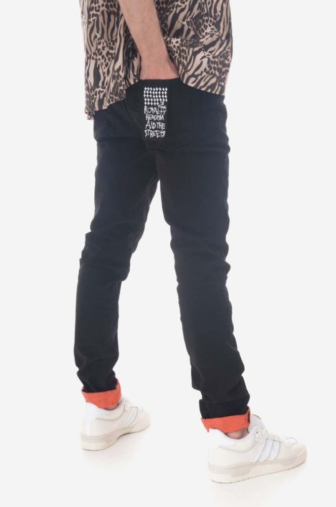 Штани KSUBI Chitch Roll Up чоловічі колір чорний MPS23DJ020-black фото 4