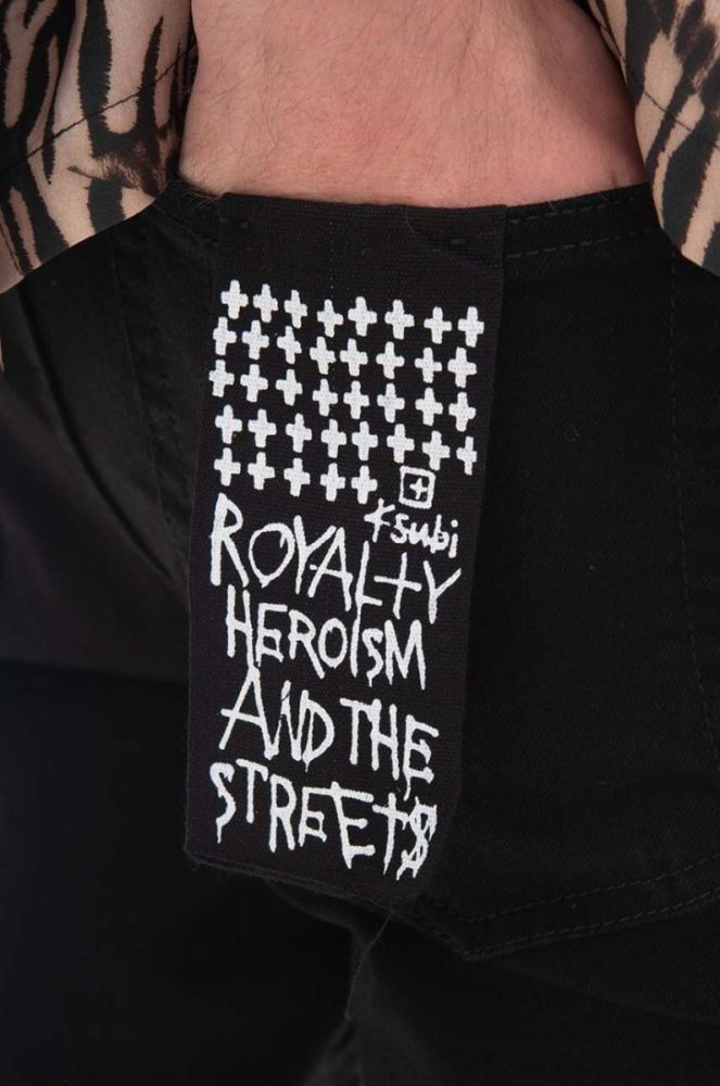 Штани KSUBI Chitch Roll Up чоловічі колір чорний MPS23DJ020-black фото 9