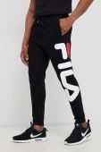 Спортивні штани Fila колір чорний візерунок
