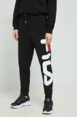 Спортивні штани Fila колір чорний візерунок