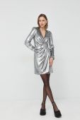 Сукня Morgan колір срібний mini облягаюча