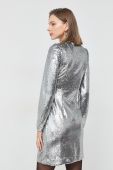 Сукня Morgan колір срібний mini облягаюча